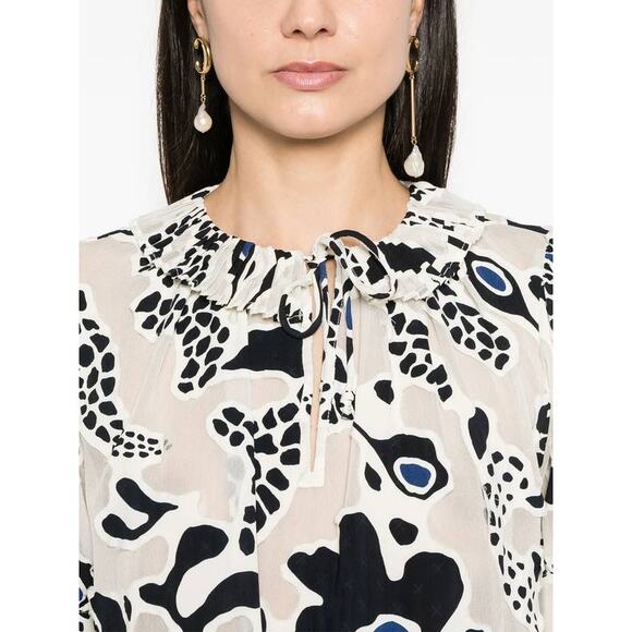 Ulla Johnson Marcella Top in Porcelain 2 - Picture 4 of 5